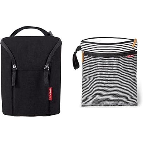 Skip Hop Baby Bottle Bag, Grab & Go, Chevron