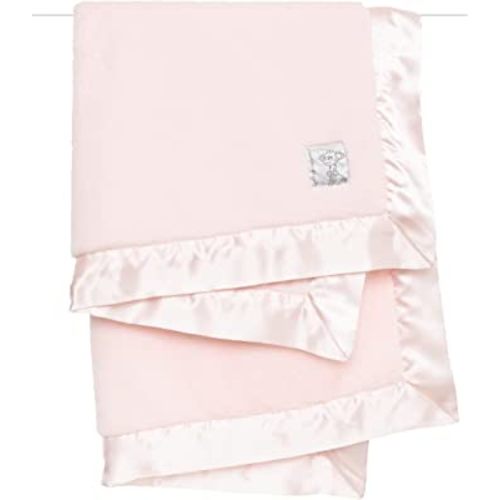 Little Giraffe Posh Mink Baby Blanket 29" x 35", Pink