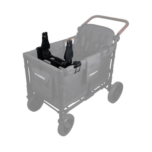 WONDERFOLD Infant Car Seat Adapter for Graco Car Seat - Full 360-Degree Rotation, Easy to Install & Folds with Wagon Stroller, W4 Series