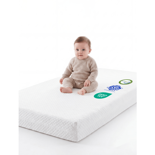 Babelio Dual-Sided Crib Mattress Memory Foam Waterproof Baby Mattress