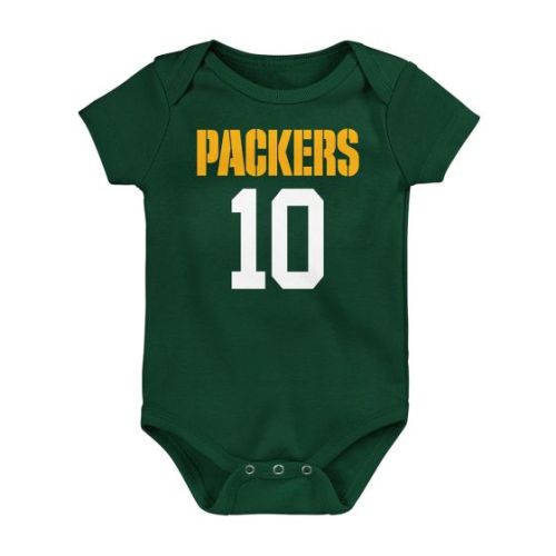 Green Bay Packers Newborn #10 Jordan Love Bodysuit at the Packers Pro Shop