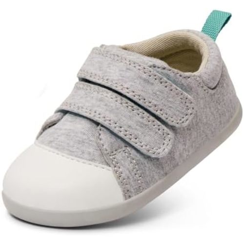 Ten Little First Walker Baby Shoes & Toddler Shoes for Boys & Girls - Lightweight, Breathable Cotton Baby Walking Shoes - Non-Slip, Wide-Feet Walking Shoes for Babies