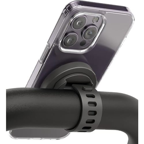 ENCASED Grip-X Magnetic Bar Mount, Compatible with MagSafe - Phone Holder for Gym, Home Fitness Bikes, Workout Equipment, Stroller and Cart Handlebars (iPhone 16, iPhone 15, 14, 13 Series)