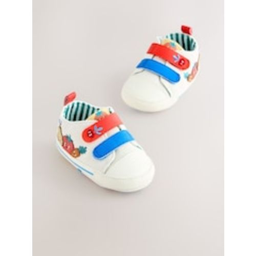 Buy White Veggies Touch Fastening Baby Trainers (0-2mths) from Next USA