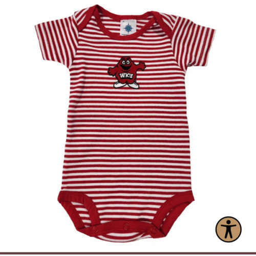 WKU | Western Kentucky Infant Striped Bodysuit | Alumni Hall