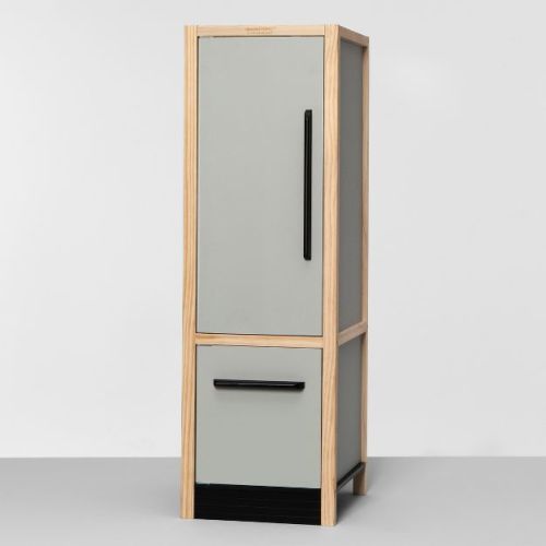 Toy Refrigerator - Hearth & Hand™ with Magnolia: Wooden Play Kitchen Storage, Gender Neutral, Ages 3+