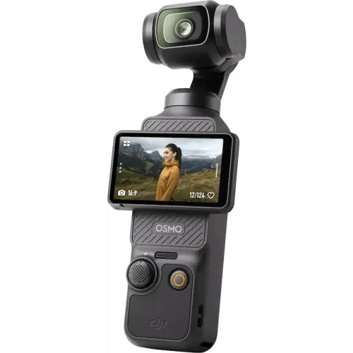 DJI - Osmo Pocket 3 3-Axis Stabilized 4K Handheld Camera with Rotatable Touchscreen - Gray