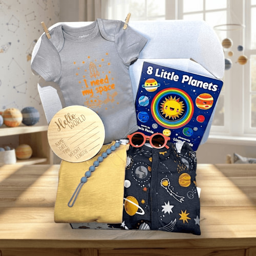 Outer Space Shower Gift Box | Little Astronaut Set