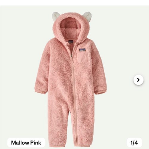 Patagonia Baby Furry Friends Fleece Bunting