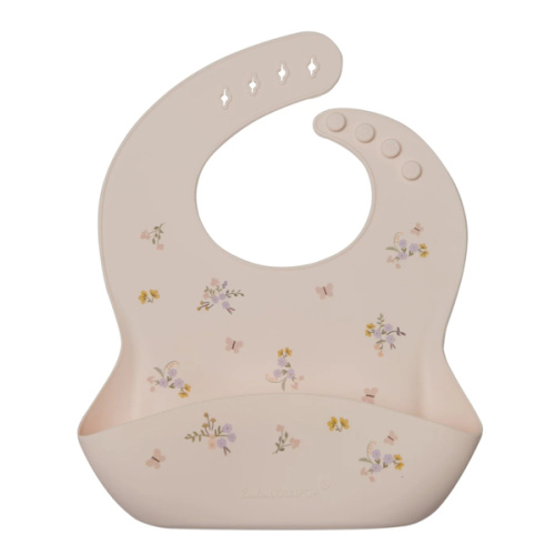 Silicone Baby Bib - Ditsy Floral