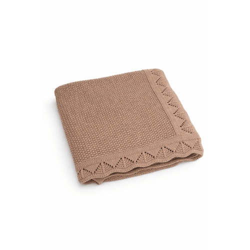 Clay Knit Baby Blanket