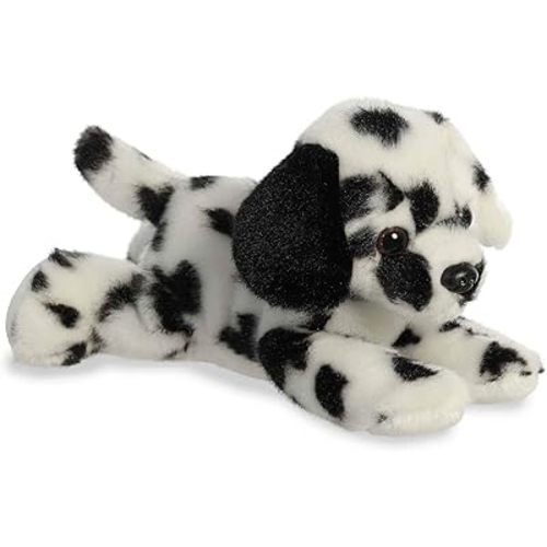 Aurora® Adorable Mini Flopsie™ Dipper Dalmatian™ Stuffed Animal - Playful Ease - Timeless Companions - White 8 Inches