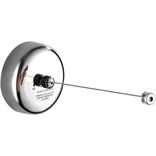 BESy Retractable Clothesline SUS304 Stainless Steel Clothes Dryer with Adjustable Stainless Steel Rope String Hotel Style Heavy Duty,9.2 Feets,Polished Chrome Finish, Round Style