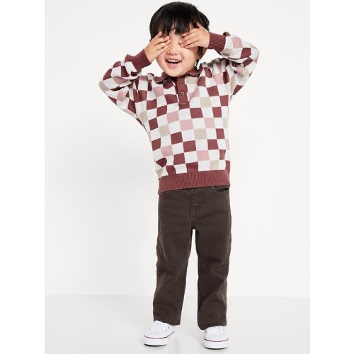 Straight-Leg Built-In Flex Jeans for Toddler Boys