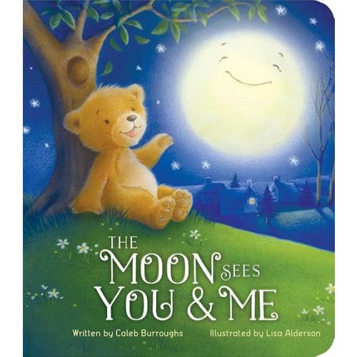 The Moon Sees You & Me: Children's Board Book