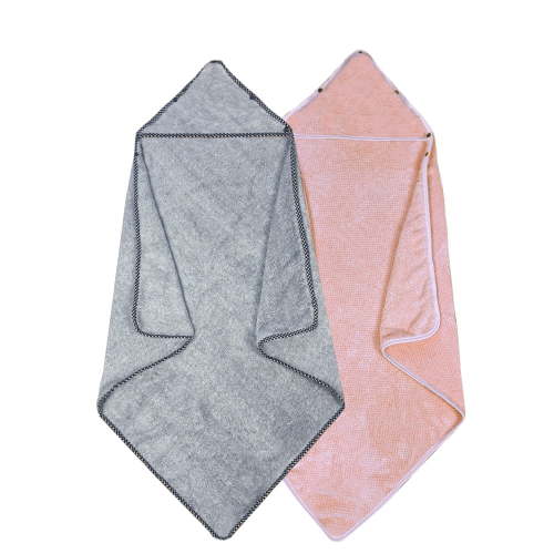 3 in 1 Baby hooded towel, removable hood, 2 pack