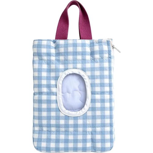 Quilted Baby Wipe Holder Travel Wipe Pouch Reusable with Handle for Stroller