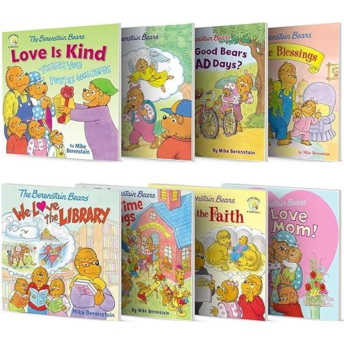 The Benenstain Bears 1- 8 book Collection Set Paperback – August 4, 2020