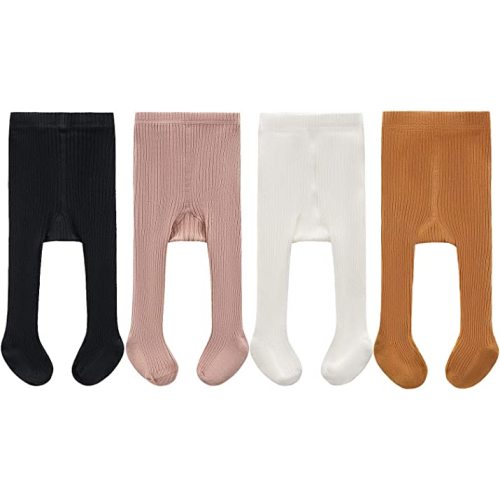 CECORC Baby Tights – Thick Toddlers Girl Leggings–Seamless Cable Knit Cotton Stockings –Infants Pantyhose 2-6 Pack