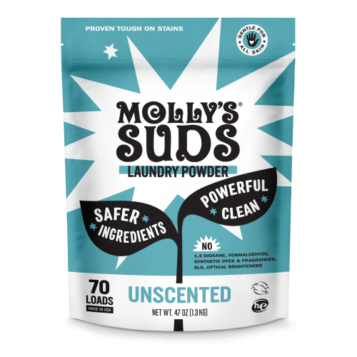 Molly's Suds Laundry Powder, Unscented, 70 Loads, 47 oz.