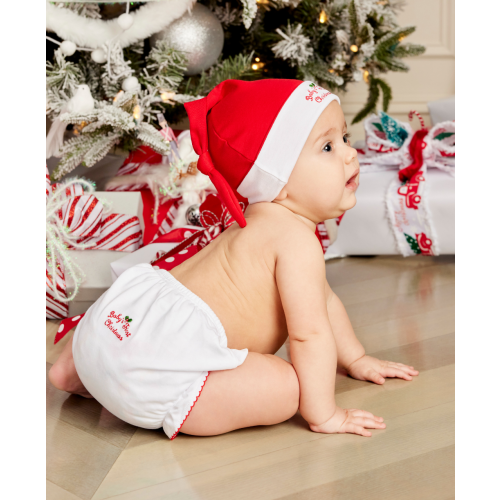 Baby's First Christmas 25 Diaper Cover 0-3 Mths | Kissy Kissy