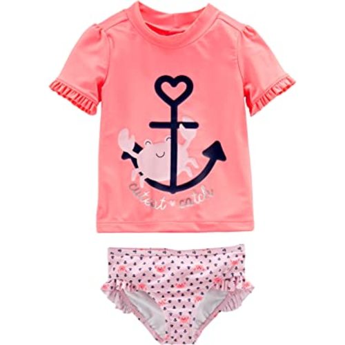 Simple Joys by Carter's baby-girls 2-Piece Assorted Rashguard Sets