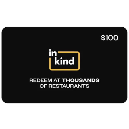 inKind One eGift Card, Thousands of Restaurants ($100 Value) | Costco