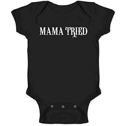 Pop Threads Mama Tried Retro Country Infant Baby Boy Girl Bodysuit