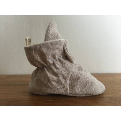 Flax Baby Booties