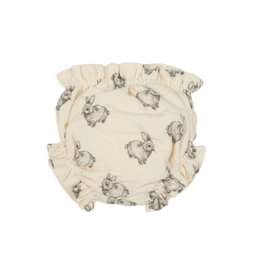 Minicoton Culotte Rabbit Ecru