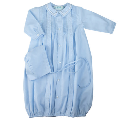 Boys Pintuck & Ric Rac Take Me Home Gown and Hat | Feltman Brothers