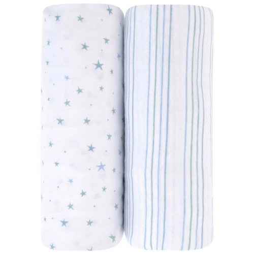 Blue Stars Crib Sheet Set – Ely's & Co.