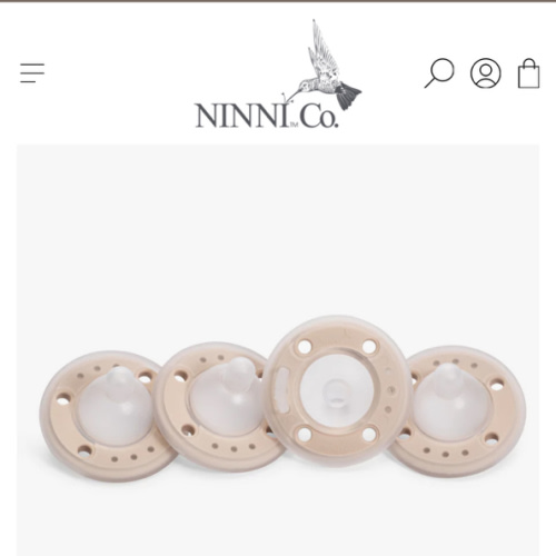 Ninni Pacifier Oatmeal 4 Pack
