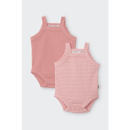 Newbies Rib Singlet Suit 2 Pack