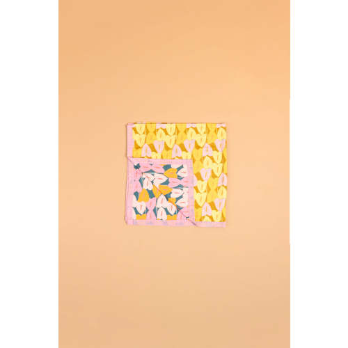 Petite Blanket - Bondi/Honey Retro Anthurium