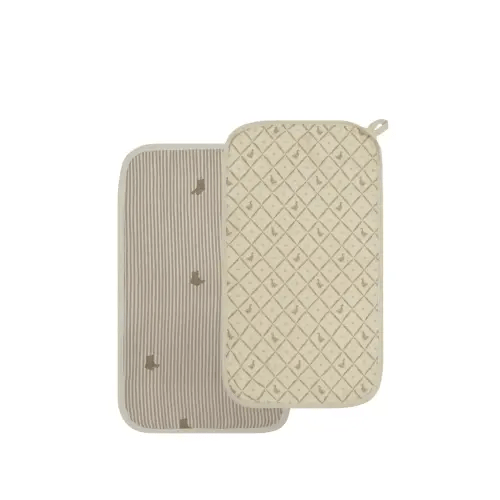 Unisex 2-Piece Muslin Burp Cloths