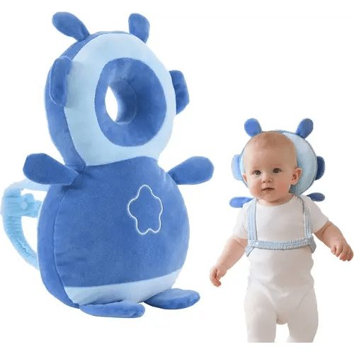 GINMOON Baby Head Protector Backpack,Lightweight and Breathable, Baby Walking Harness,Crawling Baby Essentials(Spaceman)