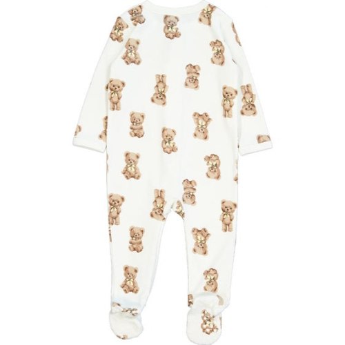 Cream Baby Cotton 2-Way Zip Romper | Best&Less™ Online