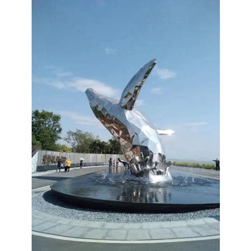Jumping Whale Sculpture - Luxury Fountains for Your Home, Garden or Business