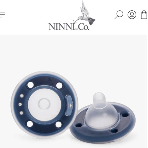 Ninni Pacifier Blueberry 2 Pack
