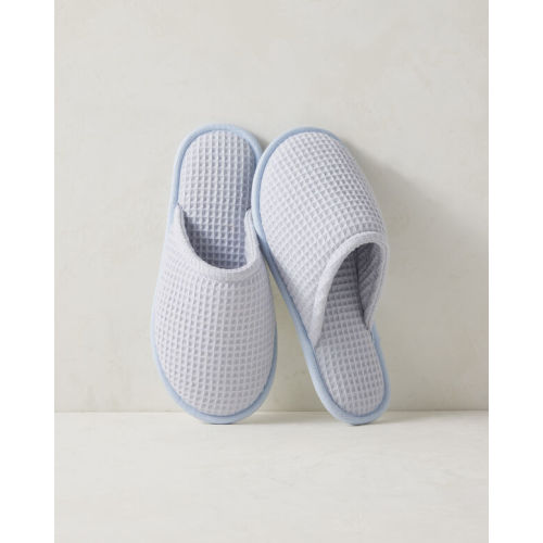 Organic Cotton Terry Waffle Slippers