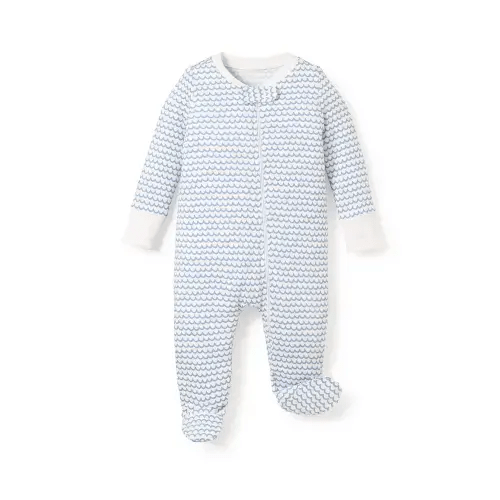 Baby's Pima Romper in La Mer