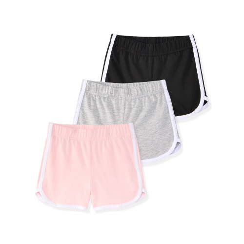 Garanimals Newborn, Baby & Toddler Girl Cotton Pull-On Dolphin Shorts, 3-Pack, Sizes 0-6T