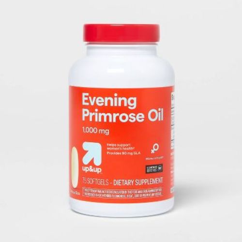 Evening Primrose Oil 1000mg Women's Health Support Softgels - 75ct - up&up™