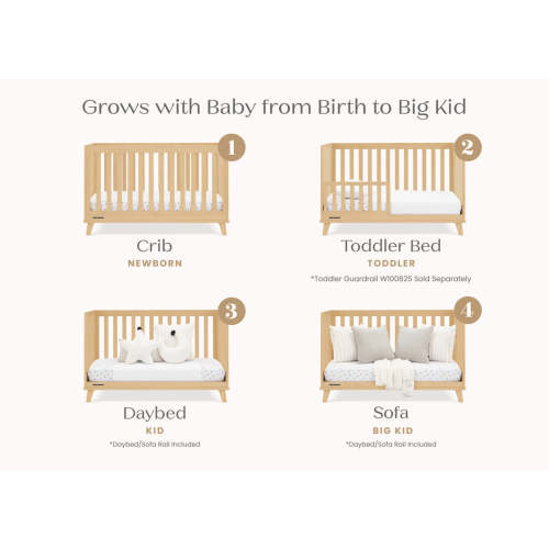 Frankie 4-in-1 Convertible Crib | Delta Children