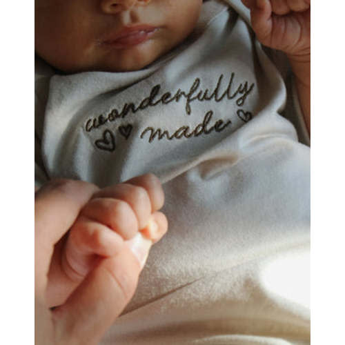 Wonderfully Made Embroidered Onesie – Live Action