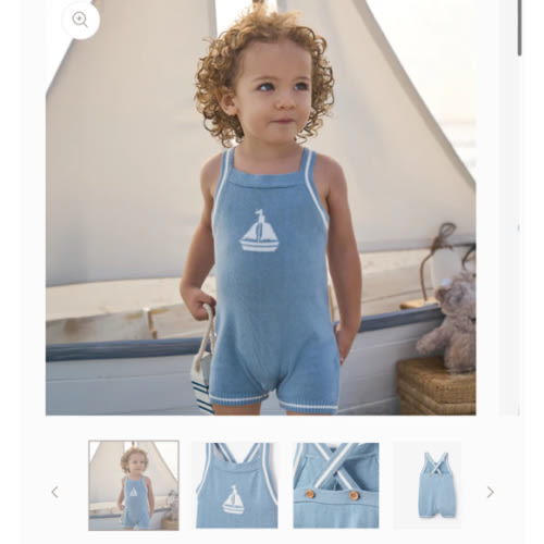 Nautical Knit Overall