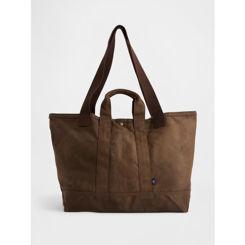 Waxed Canvas Tote Bag