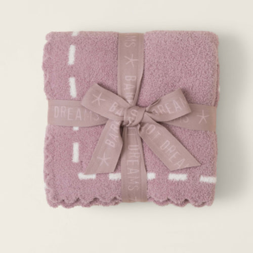 CozyChic® Scallop Edge Receiving Blanket | Barefoot Dreams®