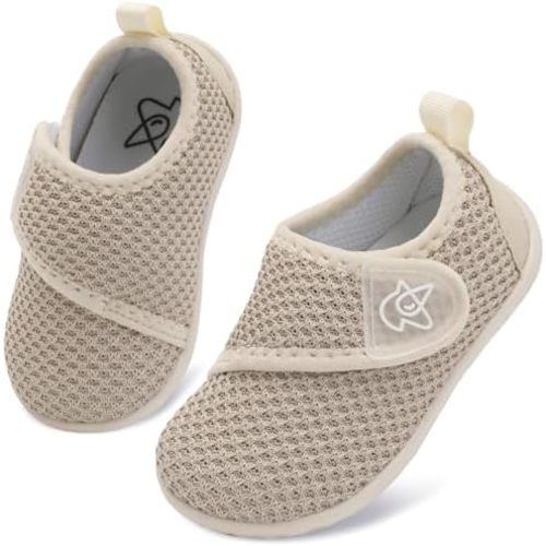 LeIsfIt Baby Shoes Boys Girls First Walking Shoes Non-Slip Infant Sneakers Lightweight Slip-on Crib Sneakers for First Walkers